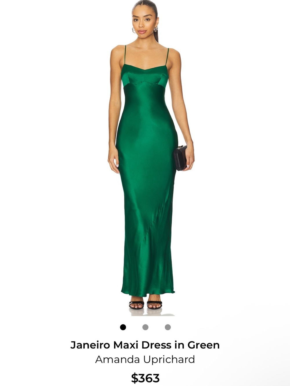 NWT Amanda Uprichard Revolve Janeiro Silk maxi Dress